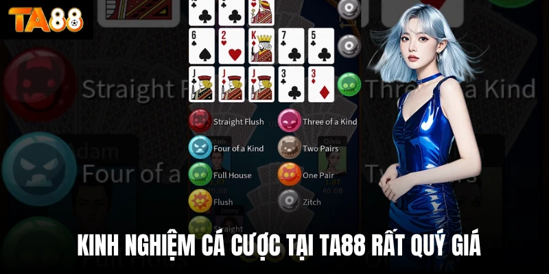 Kinh nghiệm cá cược tại TA88 rất quý giá